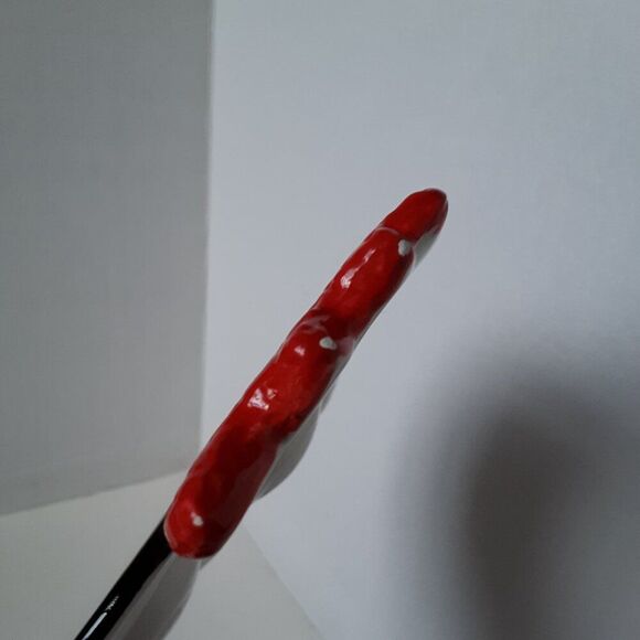 Vintage Ceramic Chicken Rooster Devil Egg Tray - Picture 9 of 10